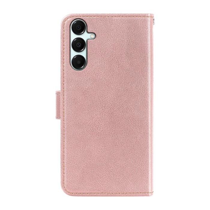 OEM - Samsung Galaxy A57 Fodral RFID Skydd Konstläder - Roséguld