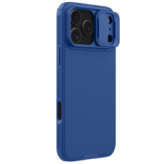 Nillkin - NILLKIN iPhone 17 Pro Max Mobilskal Slide Kamera Lid - Blå