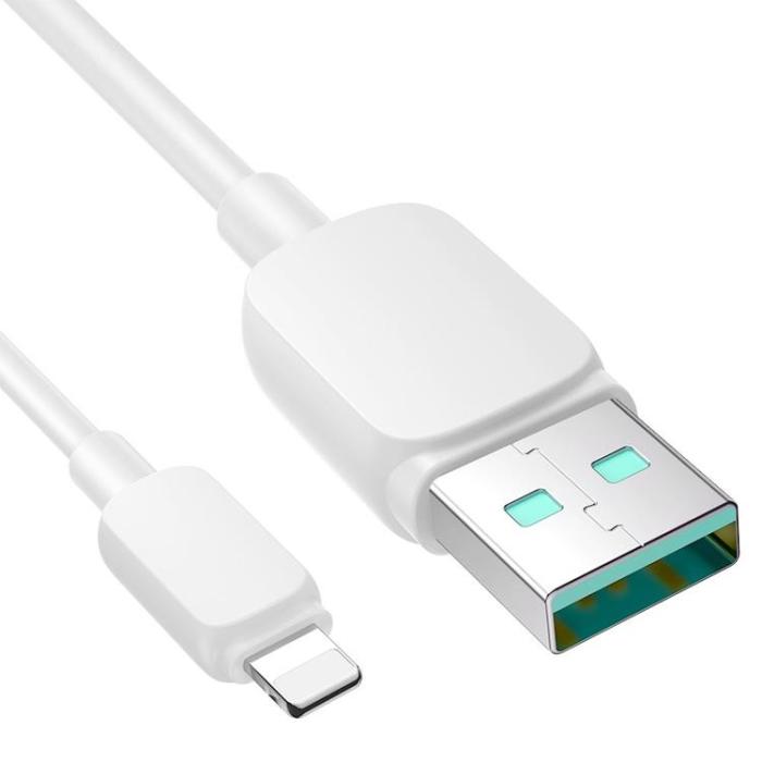 Joyroom - Joyroom USB-A till Lightning kabel 1.2m - Vit