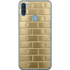 iSecrets - Mobilskal till Samsung Galaxy A11 med Gyllene Murstenar