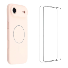 WANLONFENG - WANLONFENG Mobilskal till iPhone Air MagSafe Med 2Pcs H&auml;rdat Glas XQ1