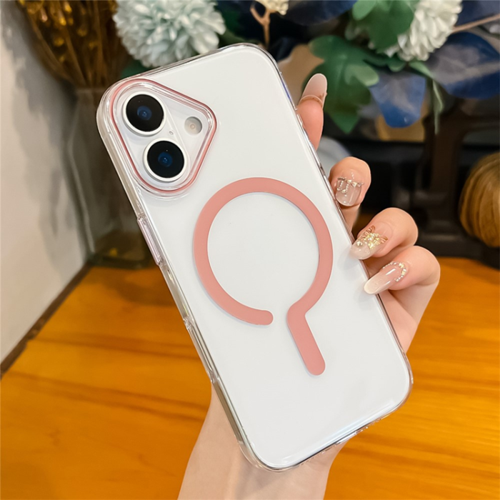 A-One Brand - iPhone 17 Mobilskal MagSafe TPU + PC - Rosa
