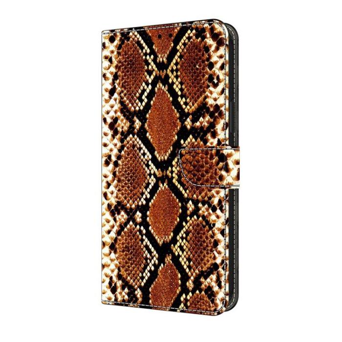 A-One Brand - Galaxy A17/A26 Plånboksfodral PU-läder Pattern Printing - Brun