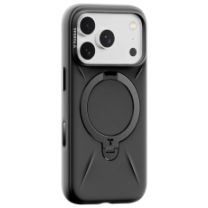 Torras - TORRAS iPhone 17 Pro Max Mobilskal MagSafe Liquid Silikon - Svart