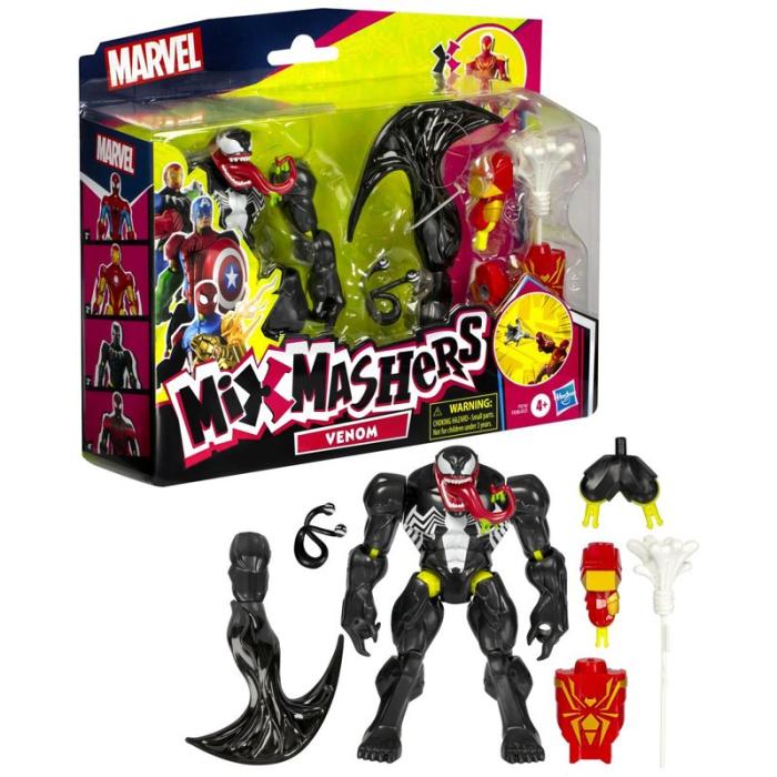 MIXMASHERS - MIXMASHERS Spider-Man 5 Inch Mixmasher Deluxe Figure Venom