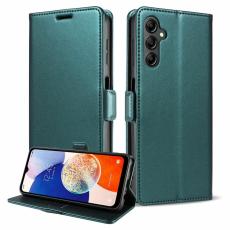 OEM - Pl&aring;nboksfodral f&ouml;r Samsung Galaxy S26 Magnetiskt RFID Konstl&auml;der - M&ouml;rkgr&ouml;n