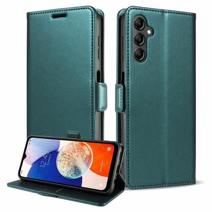 OEM - Plånboksfodral för Samsung Galaxy S26 Magnetiskt RFID Konstläder - Mörkgrön