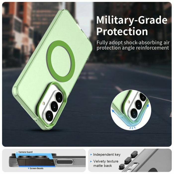 OEM - Mobilskal för Samsung Galaxy S26 Magnetiskt Anti Drop - Grön