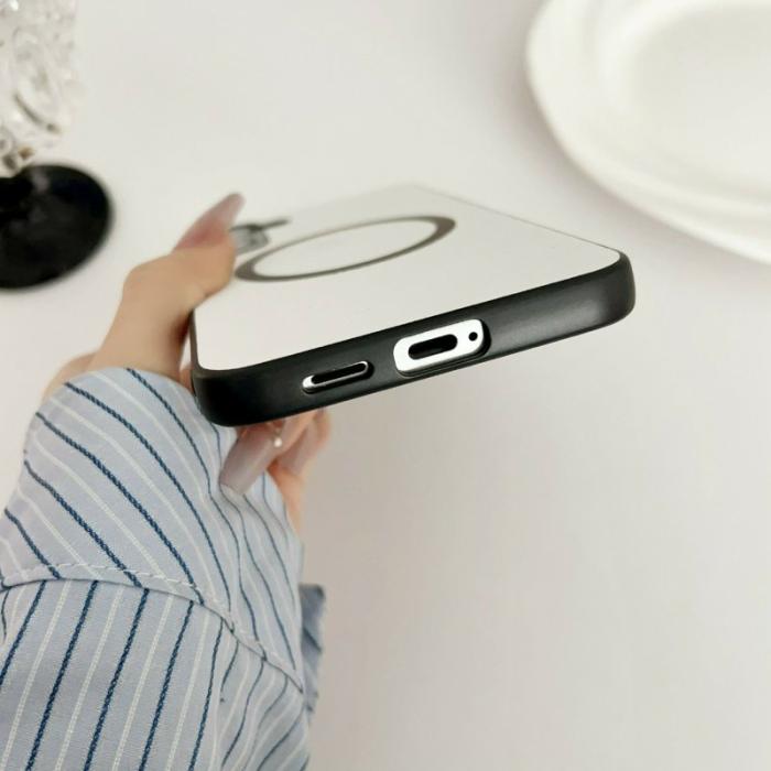 OEM - Mobilskal för Samsung Galaxy S26 Magnetiskt Anti-Drop PU + PC - Vit