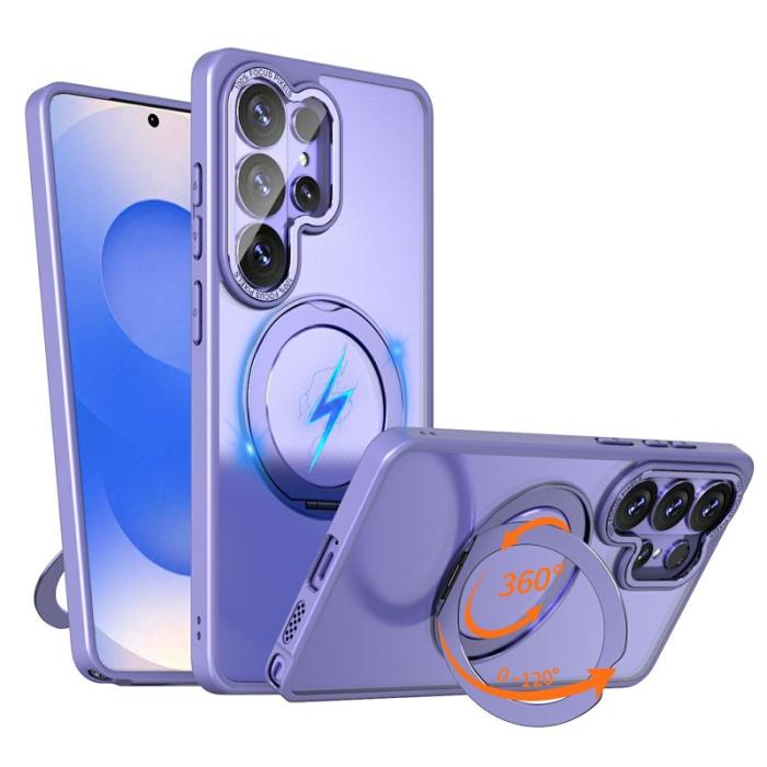 OEM - Mobilskal för Samsung Galaxy S26 Ultra Magnetiskt TPU + Kickstand - Ljuslila