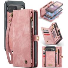 Caseme - CASEME 008 Pl&aring;nboksfodral till Google Pixel 9 Pro i Konstl&auml;der - Rosa
