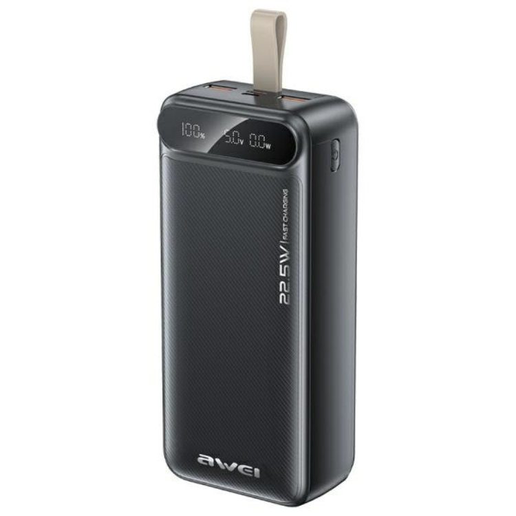 Awei Powerbank 30000mAh 22.5W PA-12 - Svart