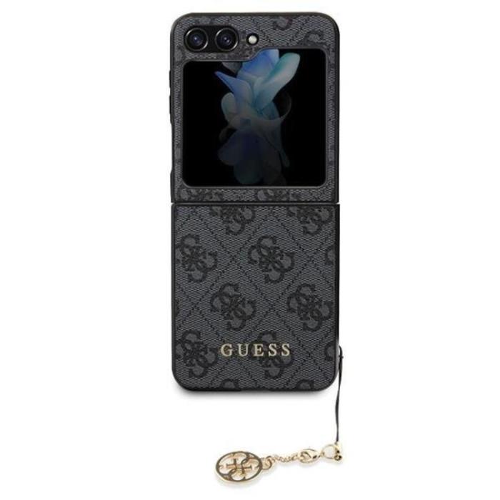 Guess - Guess Galaxy Z Flip 5 Mobilskal Charms Collection - Grå