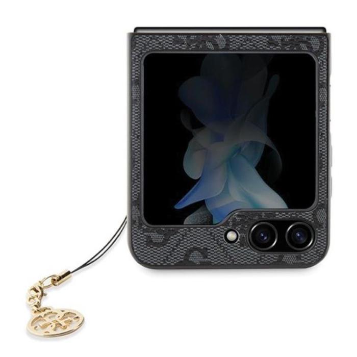 Guess - Guess Galaxy Z Flip 5 Mobilskal Charms Collection - Grå