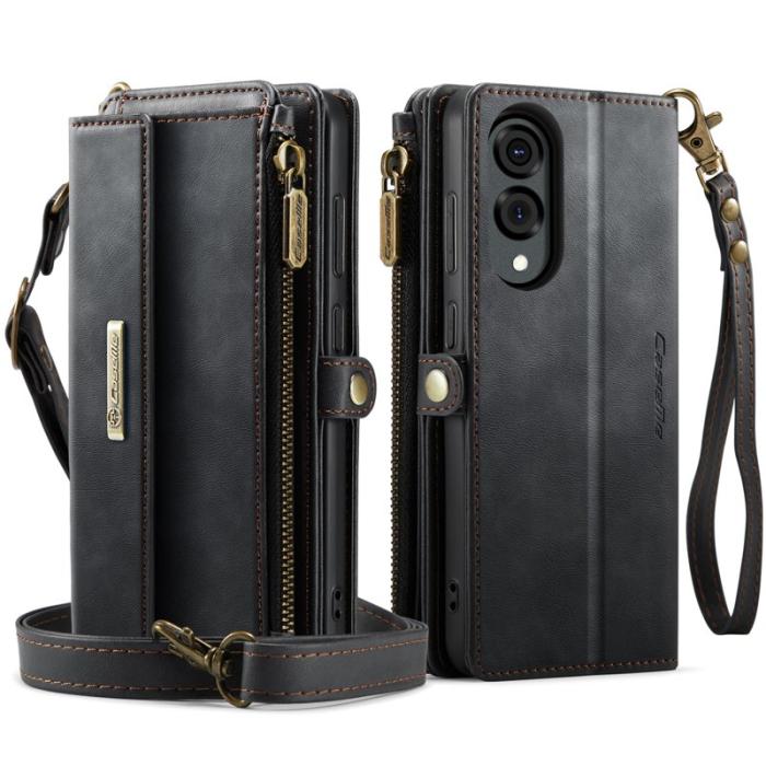 Caseme - CASEME C39 Mobilskal till Samsung Galaxy S25 Edge med RFID, Svart