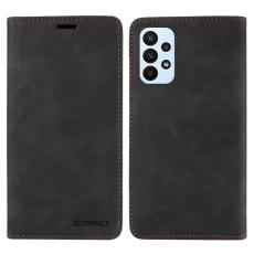 BETOPNICE - BETOPNICE 003 Samsung Galaxy A73 5G Pl&aring;nboksfodral Konstl&auml;der - Svart