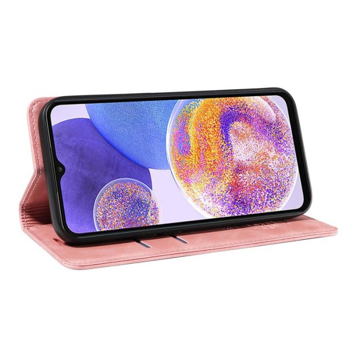 BETOPNICE - BETOPNICE 003 Samsung Galaxy A73 5G Plånboksfodral Konstläder - Rosa