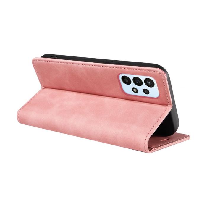BETOPNICE - BETOPNICE 003 Samsung Galaxy A73 5G Plånboksfodral Konstläder - Rosa