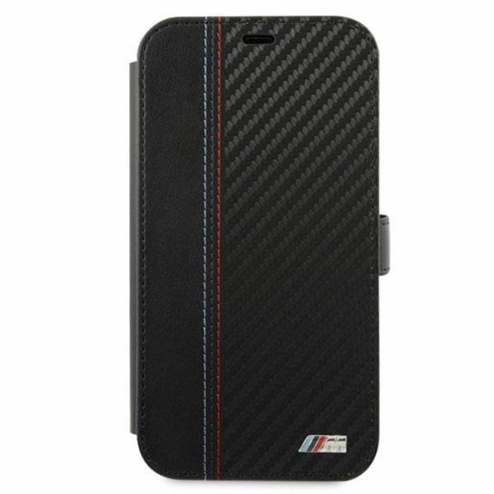BMW - BMW M Collection Carbon Stripe Fodral iPhone 12 Mini - Svart