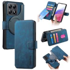 CASENEO - CASENEO Xiaomi 14T Pro Magnetiskt Pl&aring;nboksfodral Konstl&auml;der - Bl&aring;