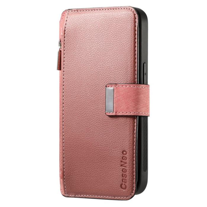 CASENEO - CASENEO Google Pixel 9a Plånboksfodral MW-02 Konstläder - Rosa