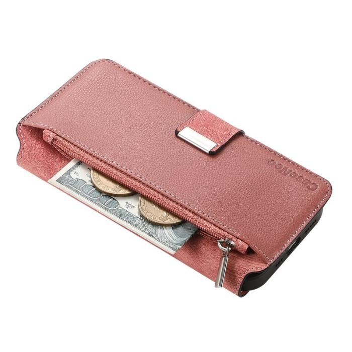 CASENEO - CASENEO Google Pixel 9a Plånboksfodral MW-02 Konstläder - Rosa