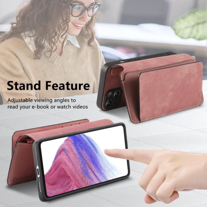 CASENEO - CASENEO Google Pixel 9a Plånboksfodral MW-02 Konstläder - Rosa