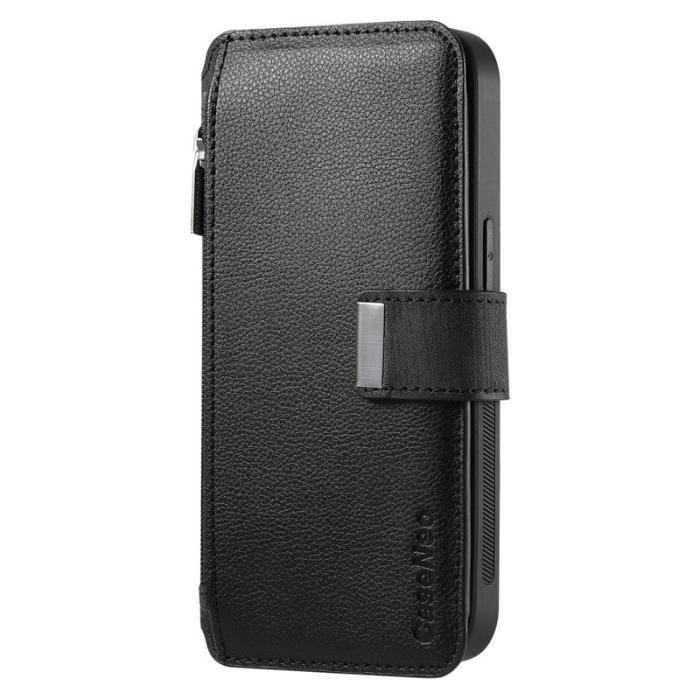 CASENEO - CASENEO Google Pixel 9a Plånboksfodral MW-02 Konstläder - Svart