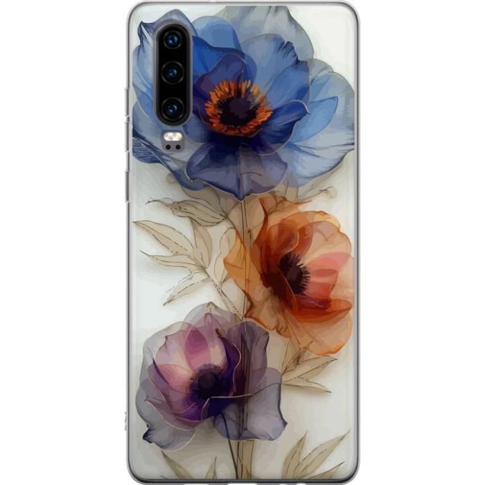 iSecrets - Mobilskal till Huawei P30 med Silkesblommor
