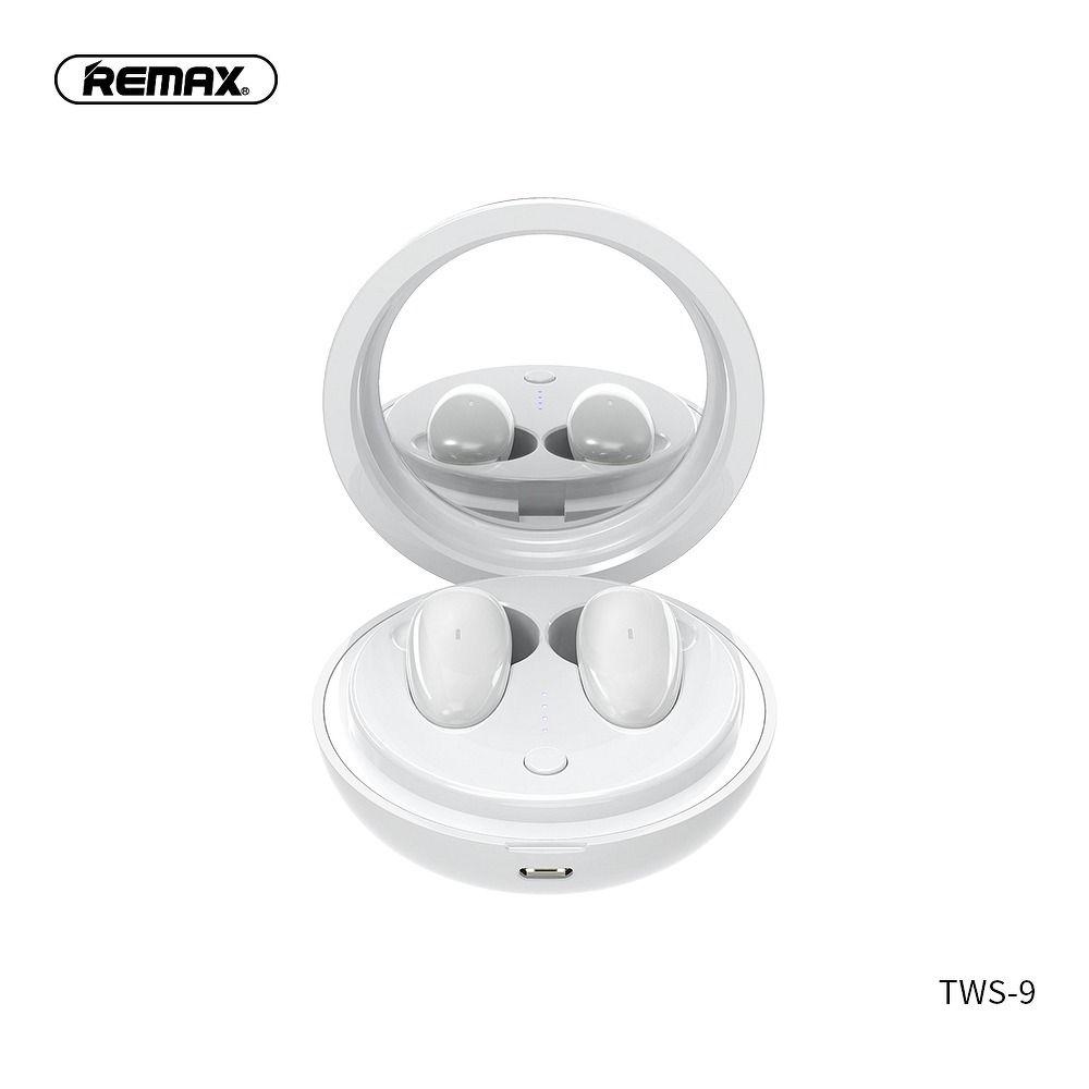 REMAX Trådlö Stereo Hörlurar TWS-9 - Vit | 505771 | AlltMobil