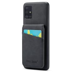 FIERRE SHANN - FIERRE SHANN f&ouml;r Samsung Galaxy A71 5G Fodral KonstL&auml;der - Svart