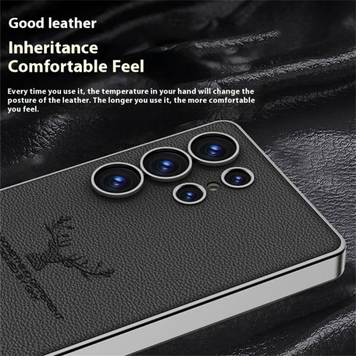 GKK - GKK Samsung Galaxy S25 Ultra Fodral KonstLäder - Lila