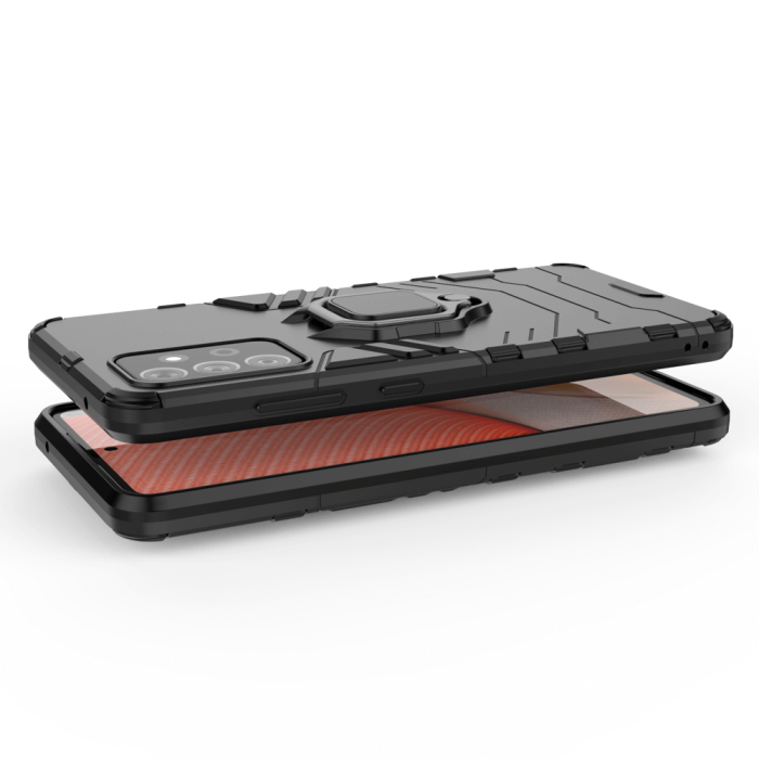 OEM - Rugged Kickstand Skal till Samsung Galaxy A72 4G - Svart