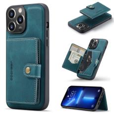JEEHOOD - JEEHOOD iPhone 13 Pro Max Fodral Konstl&auml;der Plast Avtagbar - Bl&aring;