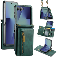 DG.MING - DG.MING Galaxy Z Flip 7 Mobilskal RFID Blocking M5 - Grön