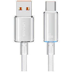 USAMS - Usams USB-A till USB-C Kabel 1.2m Cloud - Vit