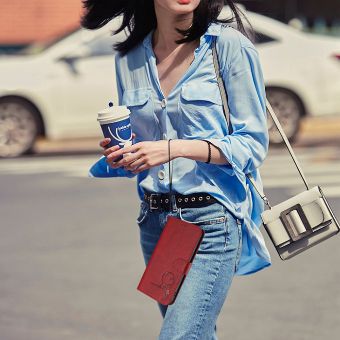 A-One Brand - OnePlus 15 Konstläder Plånboksfodral Panda Imprint RFID-Skydd