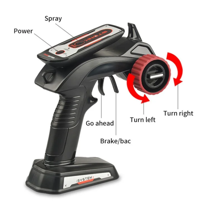 OEM - Fjärrkontroll High Speed ​​Drift Stunt Dim Spray Tank