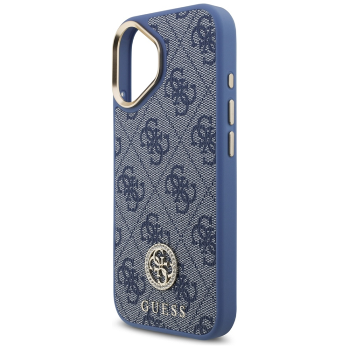 Guess - Guess iPhone 17 Mobilskal MagSafe 4G Strass Logo & Big Strap