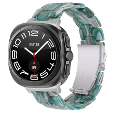 A-One Brand - Galaxy Watch 8/8 Classic (40/44/46mm) Armband Vattentät Acrylic - Silk Grön