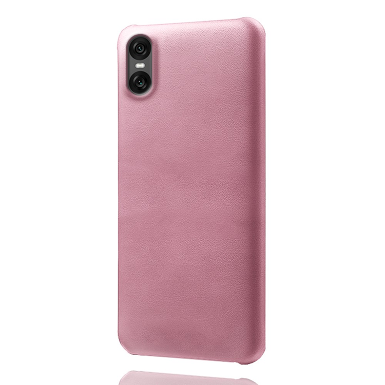 Sony Xperia 10 VII Mobilskal Calfskin Texture PU-Läder - Roséguld | 2353 | AlltMobil