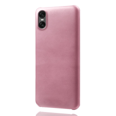 A-One Brand - Sony Xperia 10 VII Mobilskal Calfskin Texture PU-Läder - Roséguld