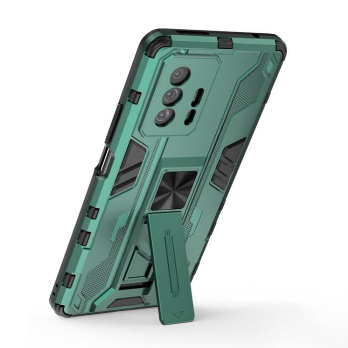 A-One Brand - Hybrid Kick Stand Skal Xiaomi 11T / 11T Pro - Grön