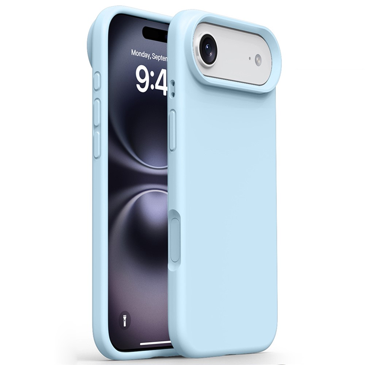 iPhone Air Mobilskal Soft Microfiber Lining Silikon+PC - Isblå | 2353 | AlltMobil
