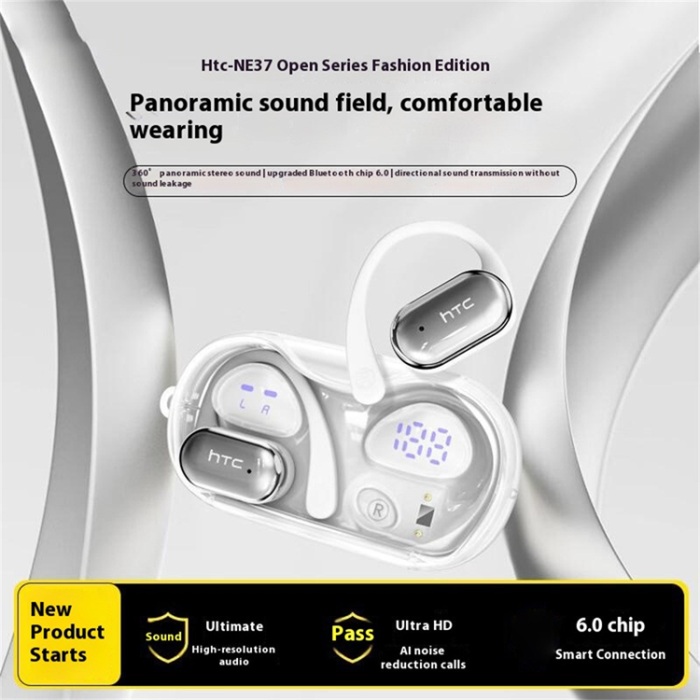 HTC - HTC OWS Trådlösa Bluetooth 6.0 Sports Hörlurar On-Ear NE37