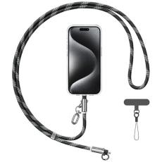 USAMS - USAMS USB-C Till Lightning Kabel 1.2m Lanyard - Svart