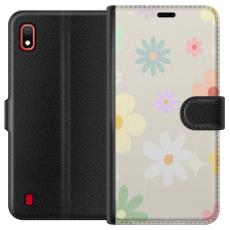 iSecrets - Plånboksfodral till Samsung Galaxy A10 med fejdande blommor