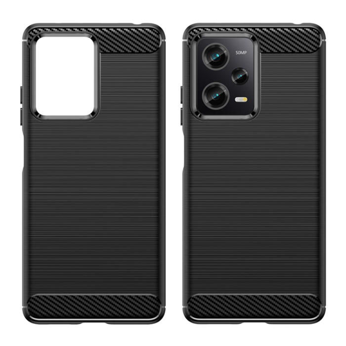 OEM - Xiaomi Poco X5 Pro/Redmi Note 12 Pro Mobilskal Carbon - Svart
