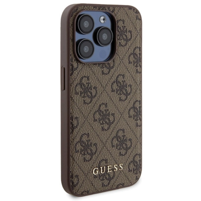 Guess - Guess iPhone 15 Pro Max Mobilskal Med Powerbank 5000mAh Magsafe Metal Logo
