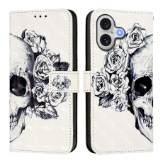 A-One Brand - iPhone 17 Plånboksfodral Printing Pattern Med Strap